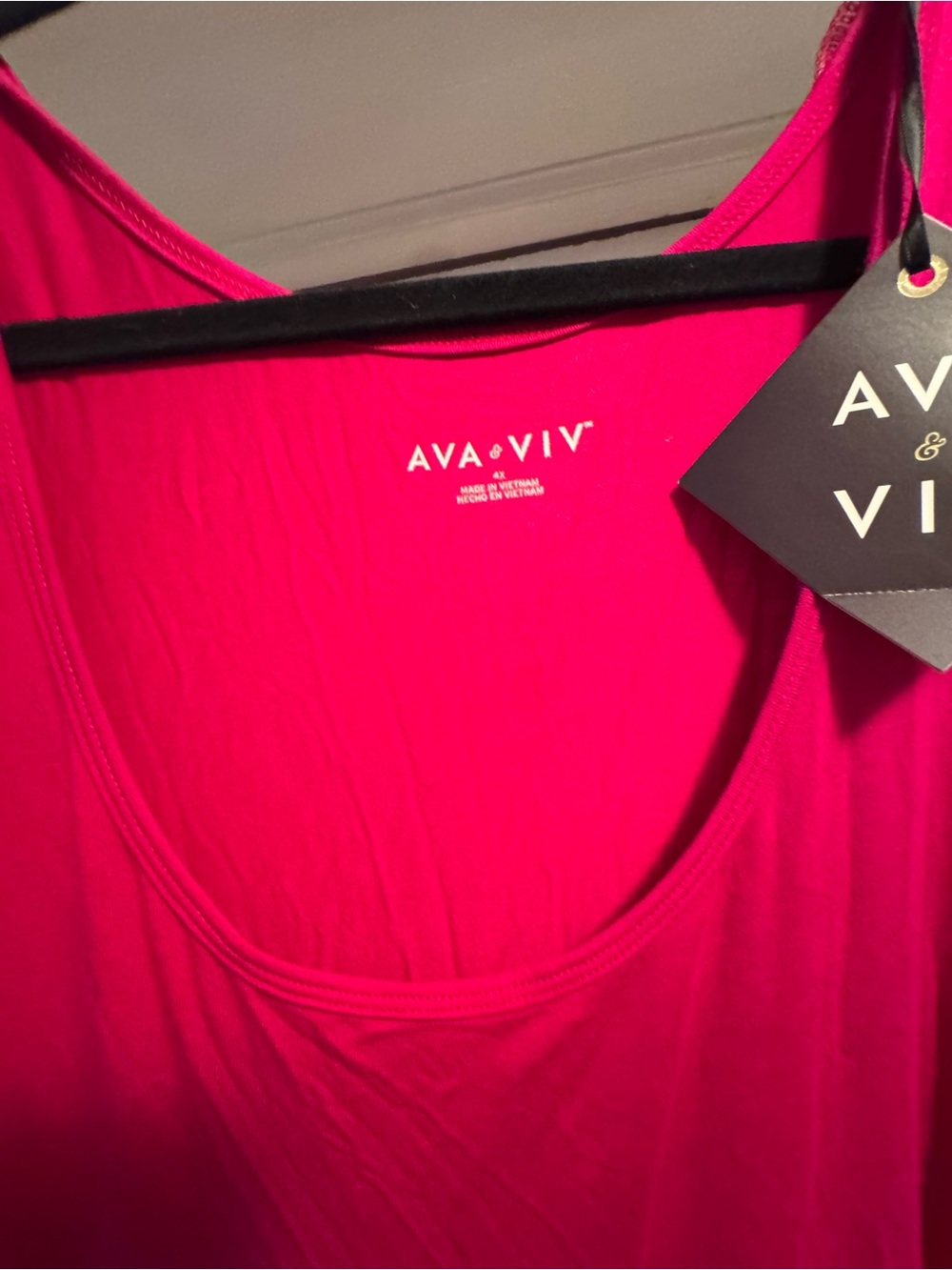 Ava & Viv Fuchsia Pink Maxi Tank Dress - Picture 2 of 2